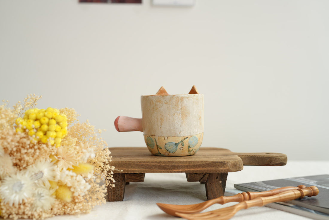 Cozy Nook - Round Cat Mug- CN02 #2