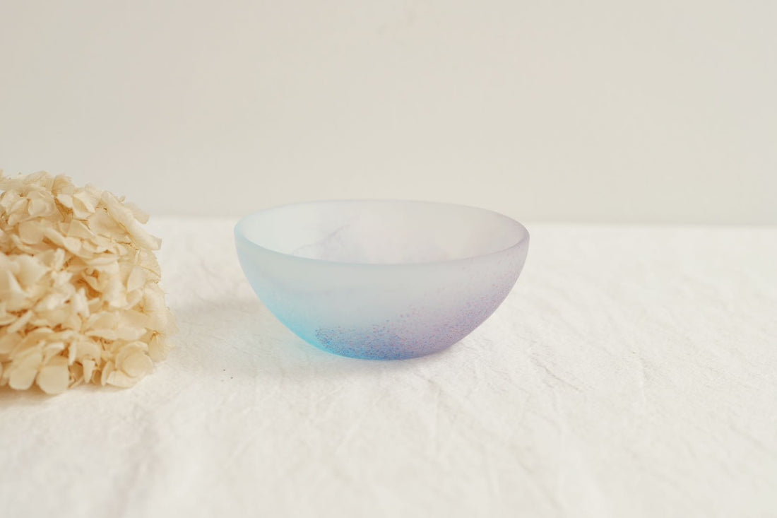 Aika x Iwasawa Glass Handmade Small Bowl
