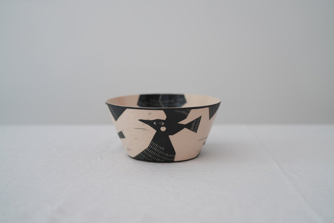 Shirogarasu Studio Bird Large Bowl