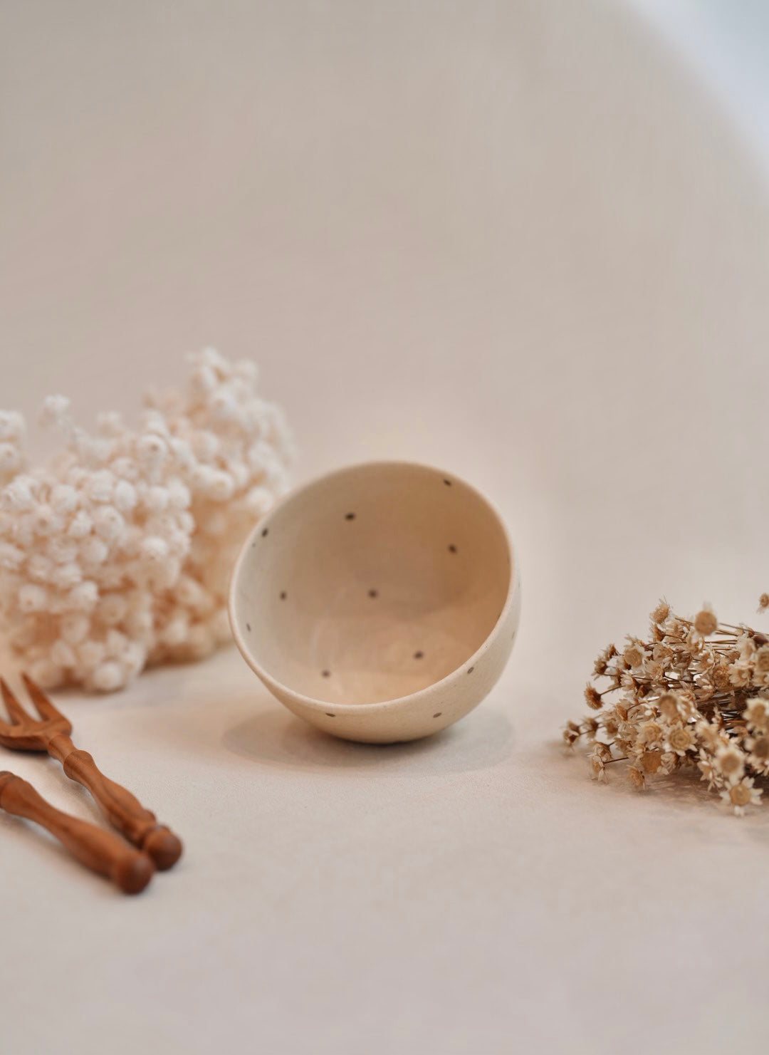 Chiho Yoshida 穗屋工房- Rice Bowl - Line & Dots CY07