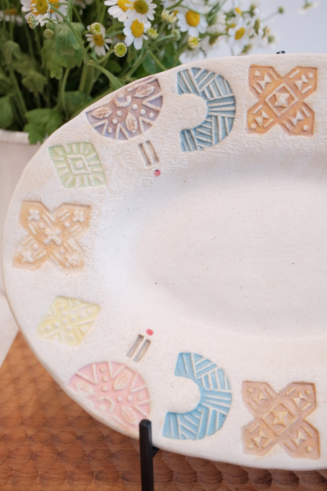 Hacorie 石丸和美 Oval Plate - Stamp HC13