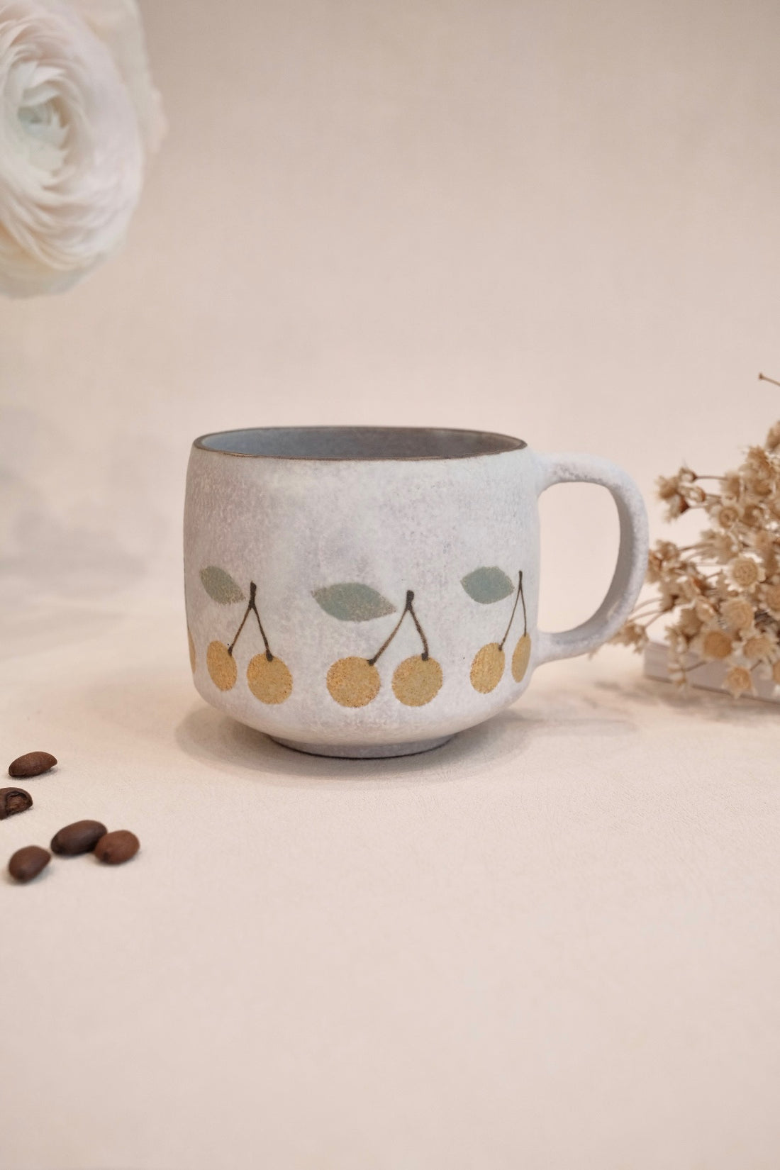 Kei Mitsumochi ミツ持啓 Yellow Cherry Mug KM51