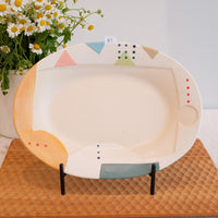 Hacorie 石丸和美 Oval Plate - Geometry HC07