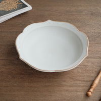 Norio Nakabayashi 中林範夫 Floral Shaped Deep Plate - Blue NN04