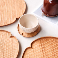 Kazunori Takatsuka 高塚和則 Cherry wood Coaster KU01