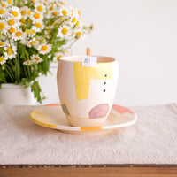Hacorie 石丸和美 Mug with Saucer Set - Geometry HC11