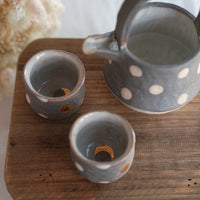 Akemi Suzuki 鈴木明美 - White Dot Collection - Tea/Sake Cup AS32