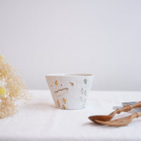 Hamasaka Naoko 浜坂尚子 Hand Painted Gold Deco Free Cup - HN06 #1