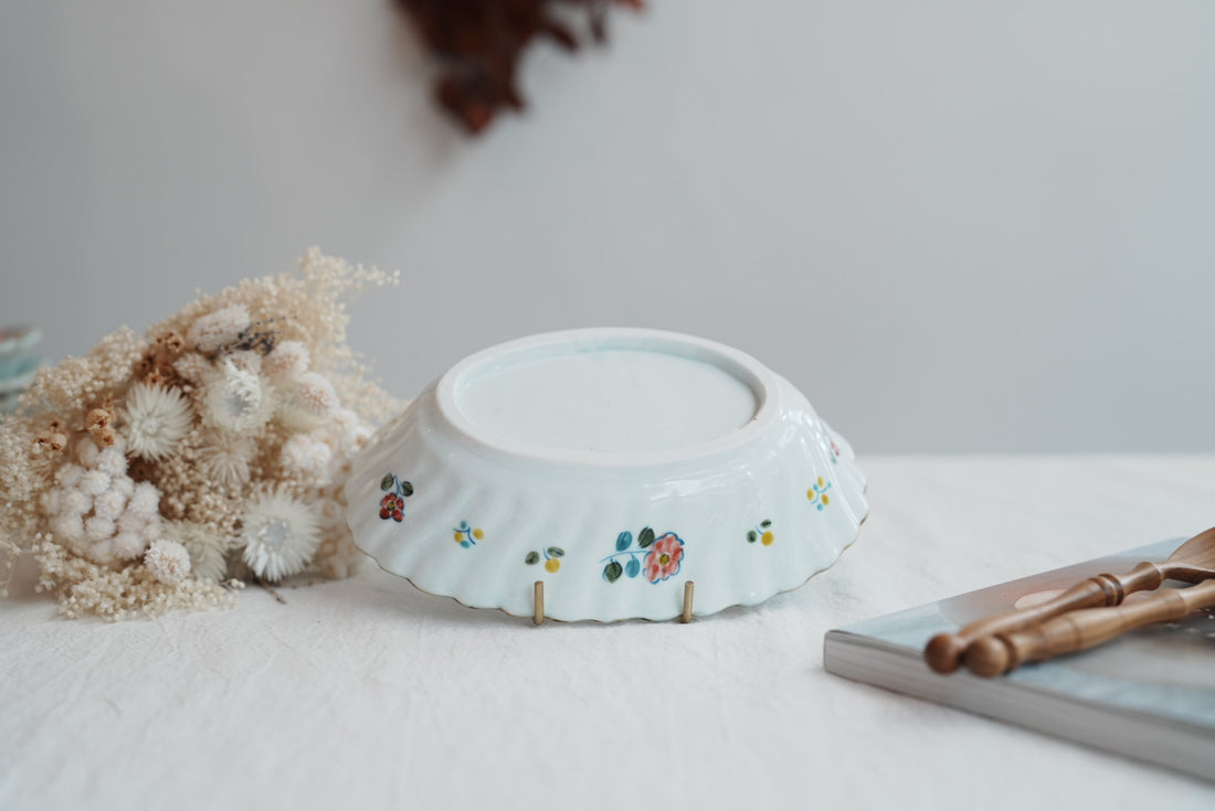 TATA Pottery Studio 田中大輝 & 田边桂- Porcelain Oval Bowl - Medium TP09 #5