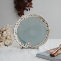 Akemi Suzuki 鈴木明美 - White Wall Plate 21cm AS03