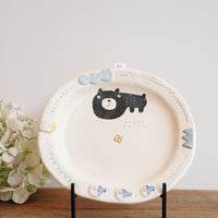 Aya Furusawa 古澤彩- Round Plate With Rim AF06-2