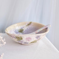 Seto Ware Flower Deep Plate