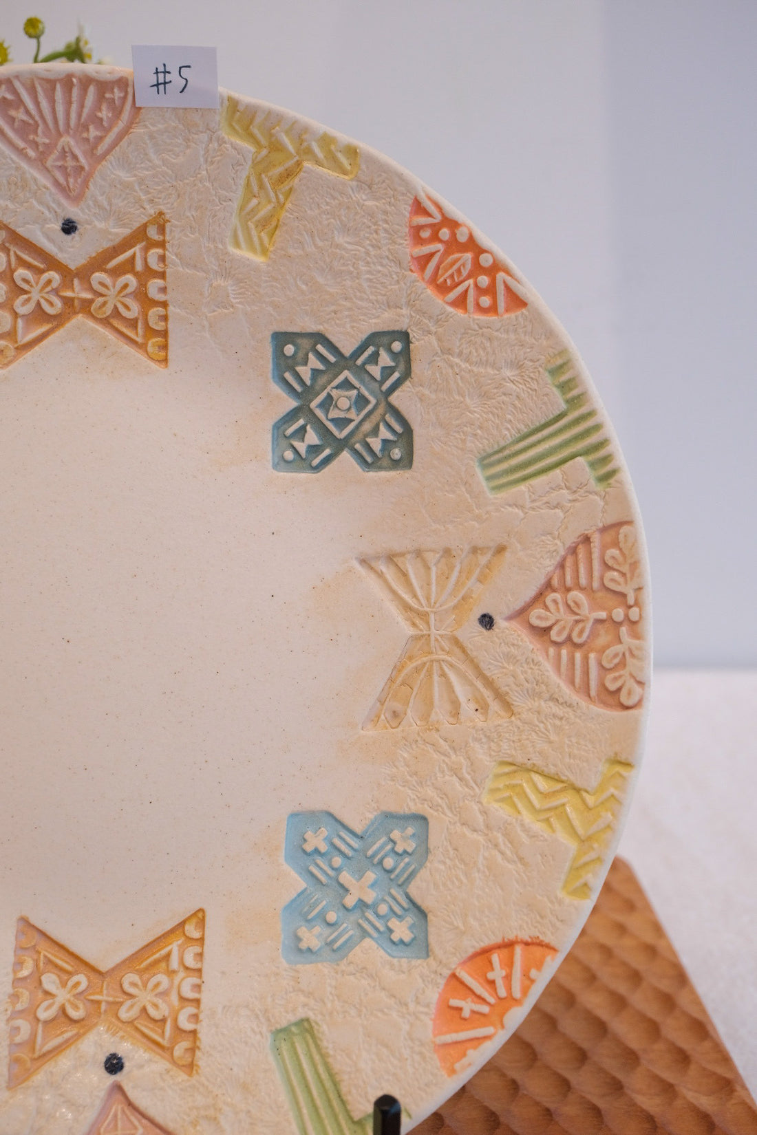 Hacorie 石丸和美 Round Plate - Stamp HC15