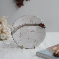 Akemi Suzuki 鈴木明美 - Road Collection Red Car 15cm Plate AS18