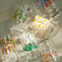 Aderia Glass Retro Tumbler - Blue Balloon