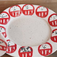 Tomotaro 岡村友太郎 - Daruma Oval Plate