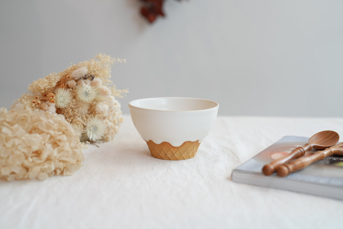 TAMA10- Ice Cream Bowl - Vanilla TA09