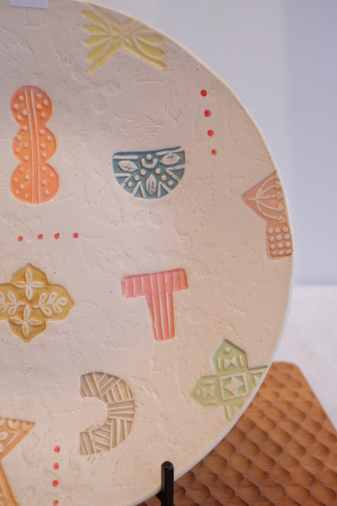 Hacorie 石丸和美 Round Plate - Stamp HC15