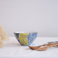 Hamasaka Naoko 浜坂尚子  Hand Painted Bowl - HN03 #6