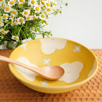 Makiko Okizawa 冲澤真纪子- White Flower Medium Bowl MA11