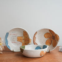 Hapun Pottery 拝志睦子 Medium Deep Plate HP05