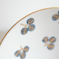 Natsumi Iino 飯野夏實 Gold Decor Small Plate - Clover NI002d