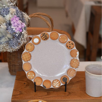 TAMA10- 16 Cookie Plate - Peach TA08