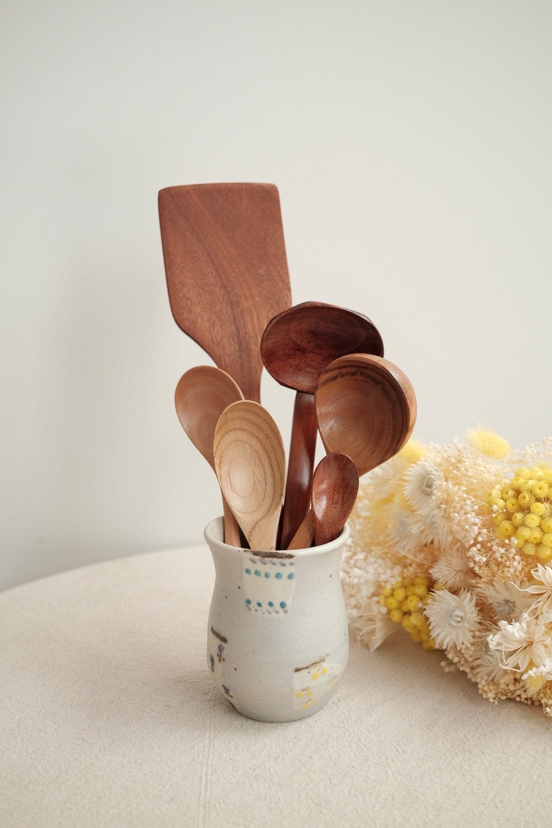 Natural Wood Kitchen Tools