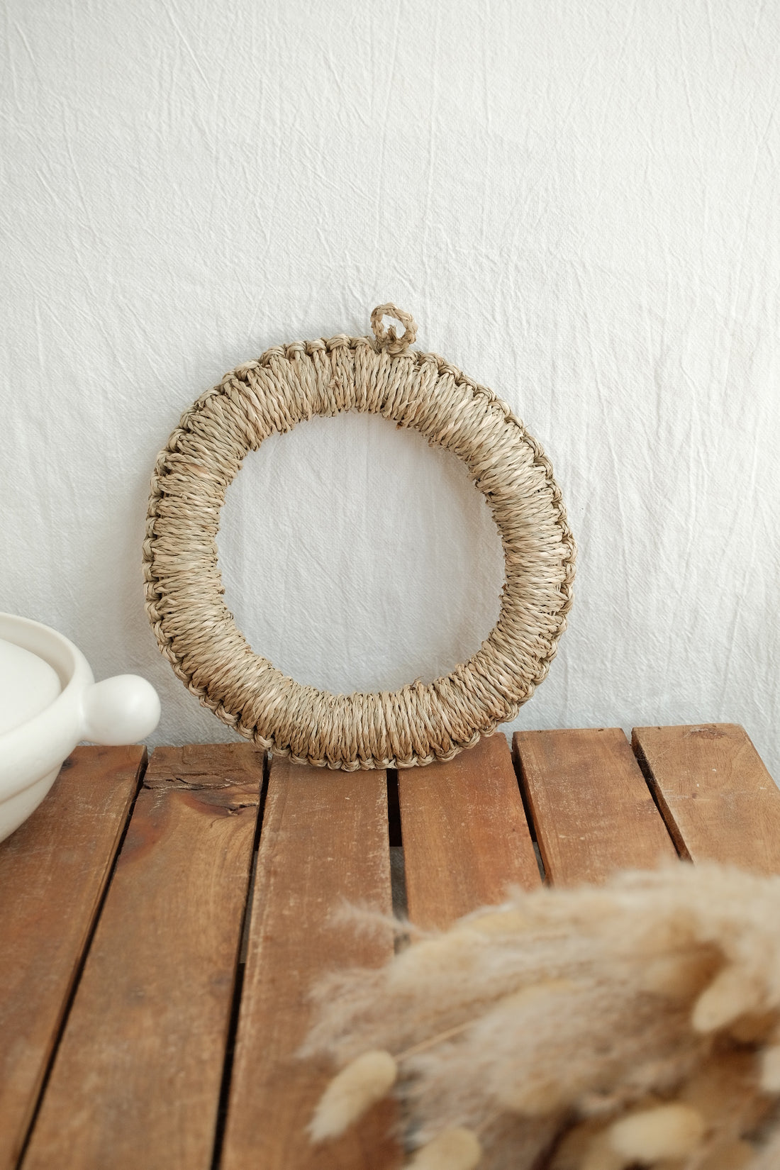 Natural Rattan Pot Stand