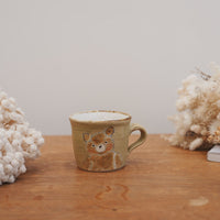Tomoko Kubo コンガリ舍 Yellow Bear Mug TK08