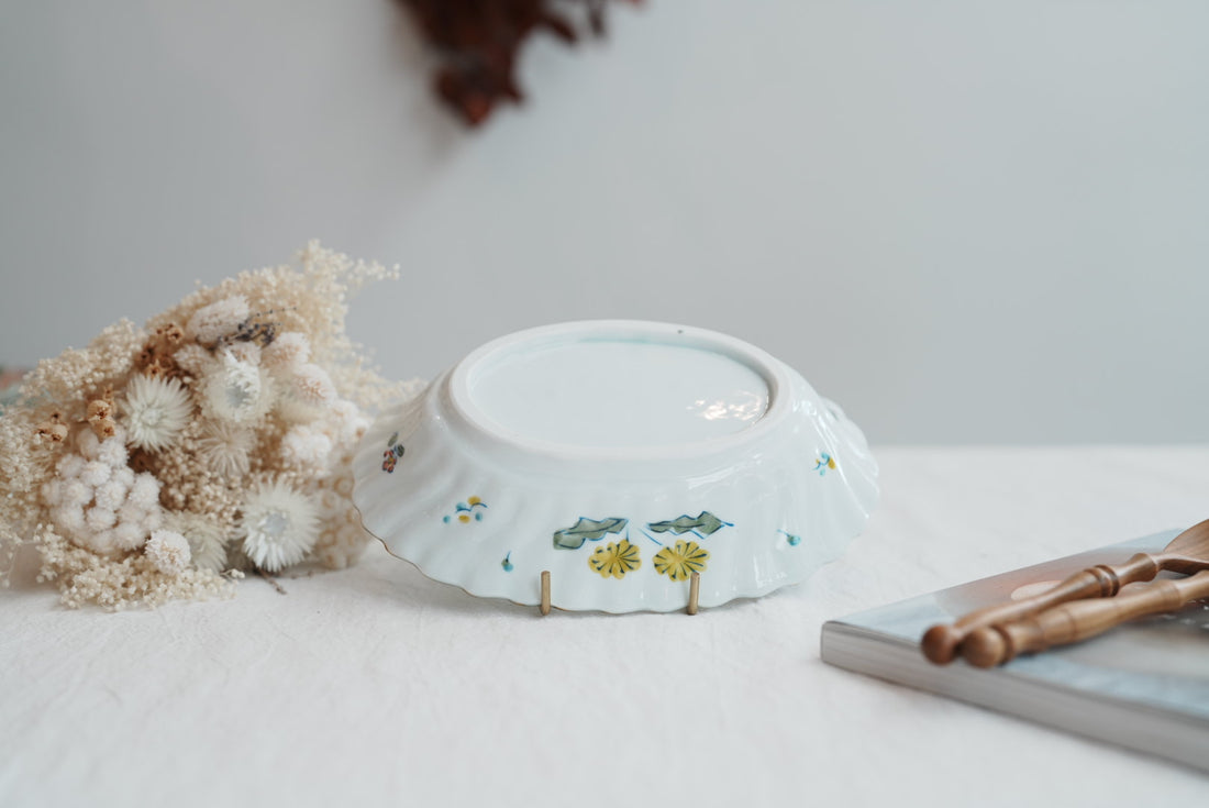 TATA Pottery Studio 田中大輝 & 田边桂- Porcelain Oval Bowl - Medium TP09 #3