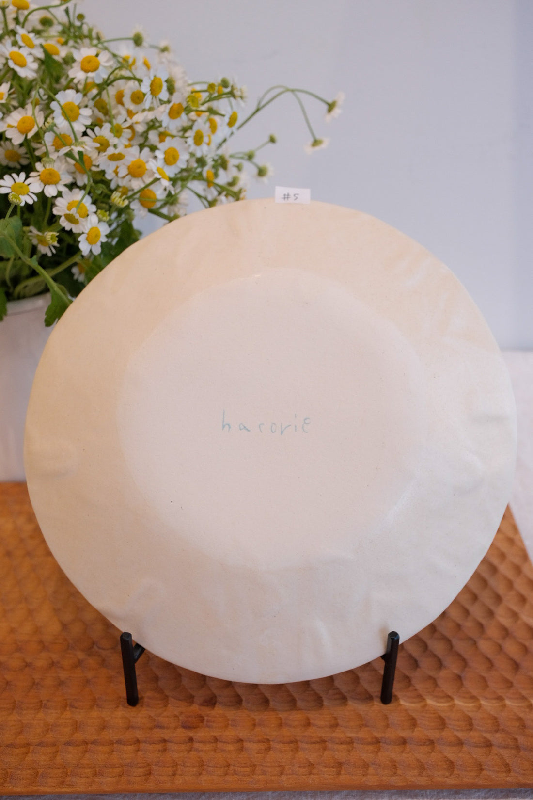 Hacorie 石丸和美 Round Plate - Stamp HC15