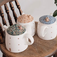 Forest Seed Pottery Ceramic Clay House Tea Pot