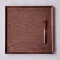 Non-Slip Surface Natural Wood Serving Tray