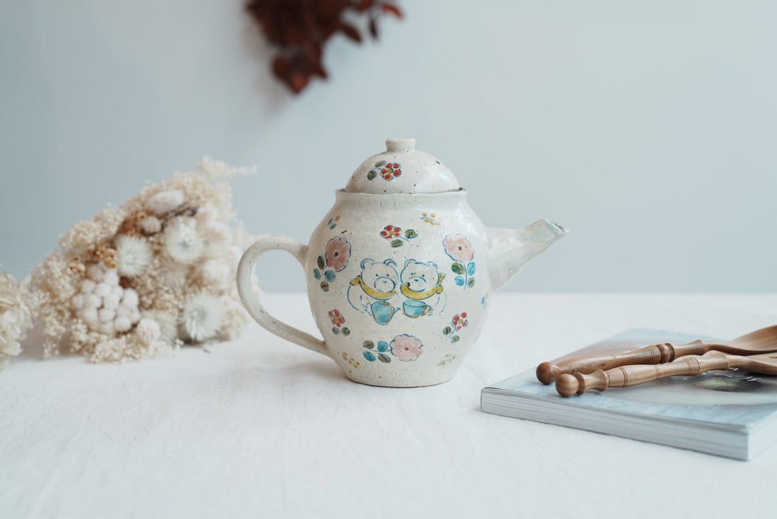 TATA Pottery Studio 田中大輝 & 田边桂- Slip Teapot TP20 #2