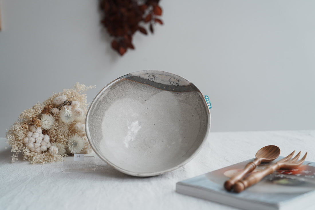 Akemi Suzuki 鈴木明美 - Blue Car Ramen Bowl - 18cm AS14b