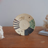 Shoko Hirano 平野照子 Cat Small Plate SR12 #4