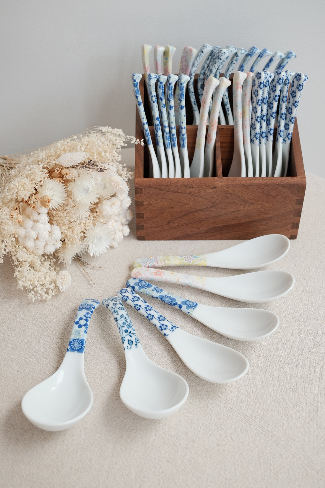 Japanese Ceramic Soup Spoon