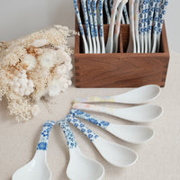 Japanese Ceramic Soup Spoon