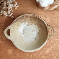 Mashiko Pottery Yoshizawa Monkey Small Bowl