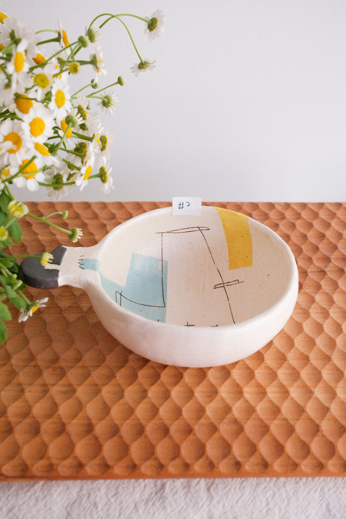 Hacorie 石丸和美 Bowl With Handle - Geometry HC05