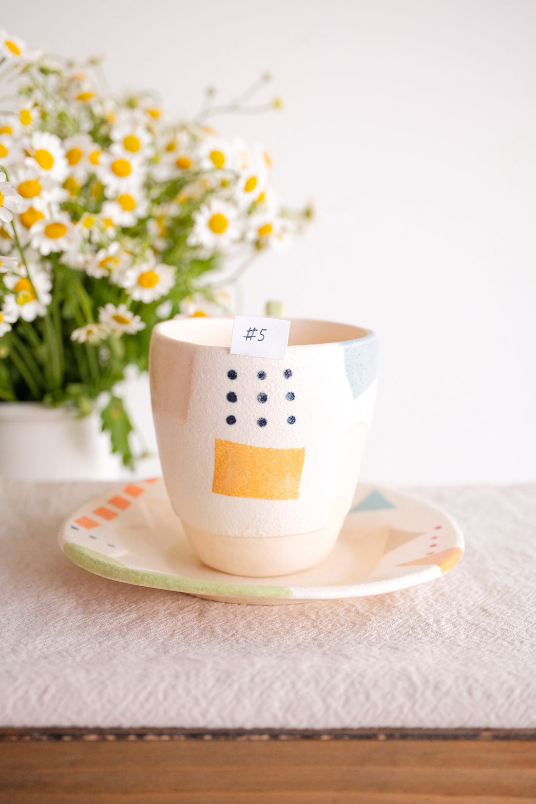 Hacorie 石丸和美 Mug with Saucer Set - Geometry HC11
