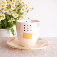 Hacorie 石丸和美 Mug with Saucer Set - Geometry HC11