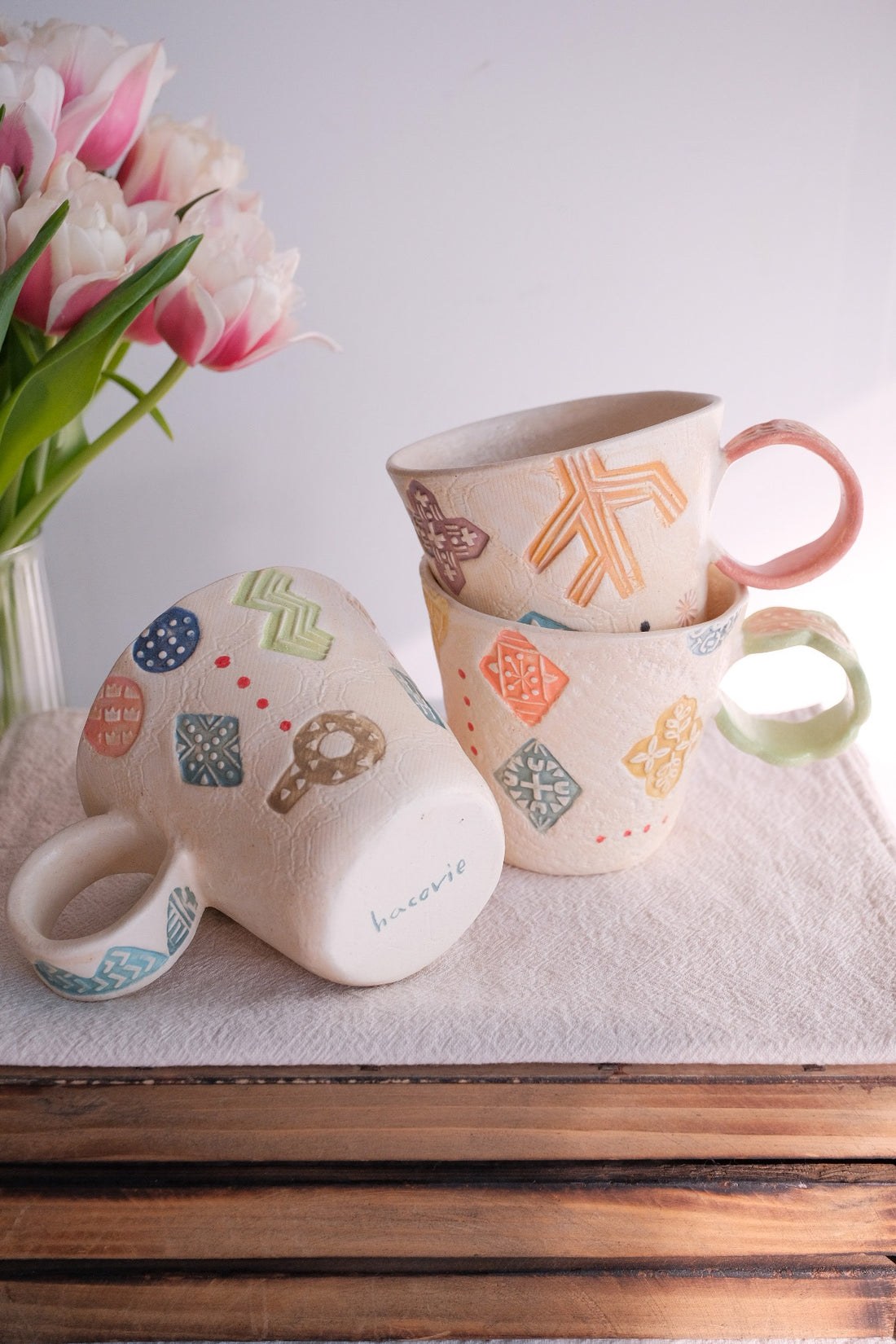 Hacorie 石丸和美 Large Mug - Stamp HC16