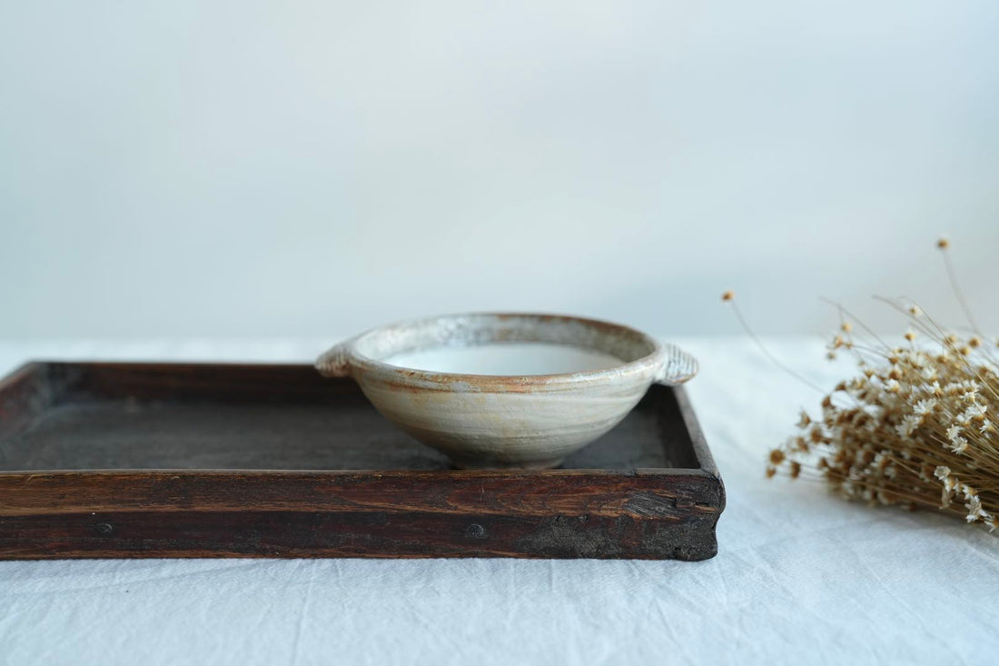 Hirokazu Furutani 古谷浩一 - Round Bowl with Handles HF15