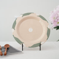 Shirogarasu Studio White Tulip Large Round Plate