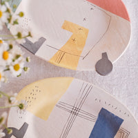 Hacorie 石丸和美 Oval Plate - Irregular Shape HC08
