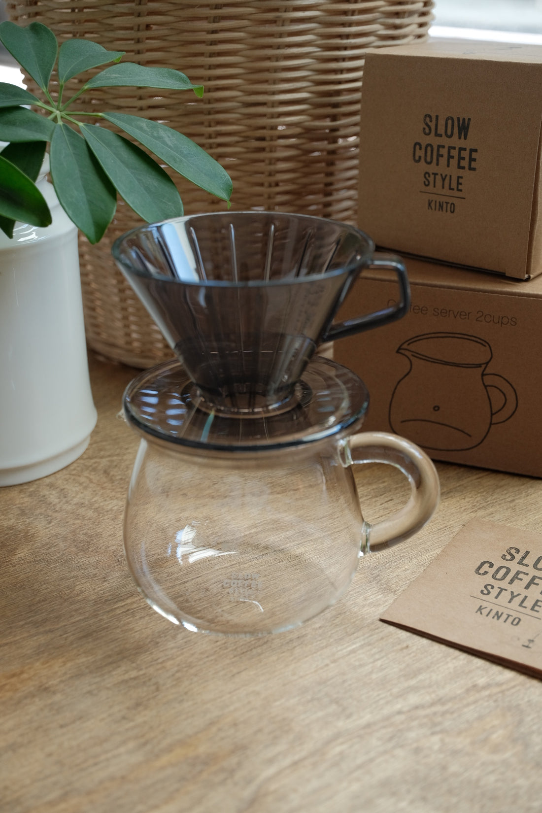 KINTO SCS Plastic Brewer Clear Grey