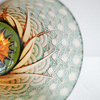 Harisho Yamada Glass - 漣-sazanami Whiskey Crystal Glass - Green