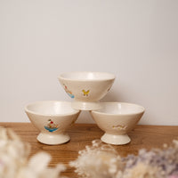 Fukuda Yuko 福田友子 Small Pedestal Bowl FU13